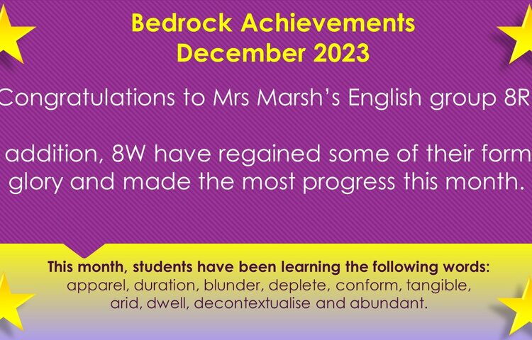 Image of Bedrock Achievements - December 2023